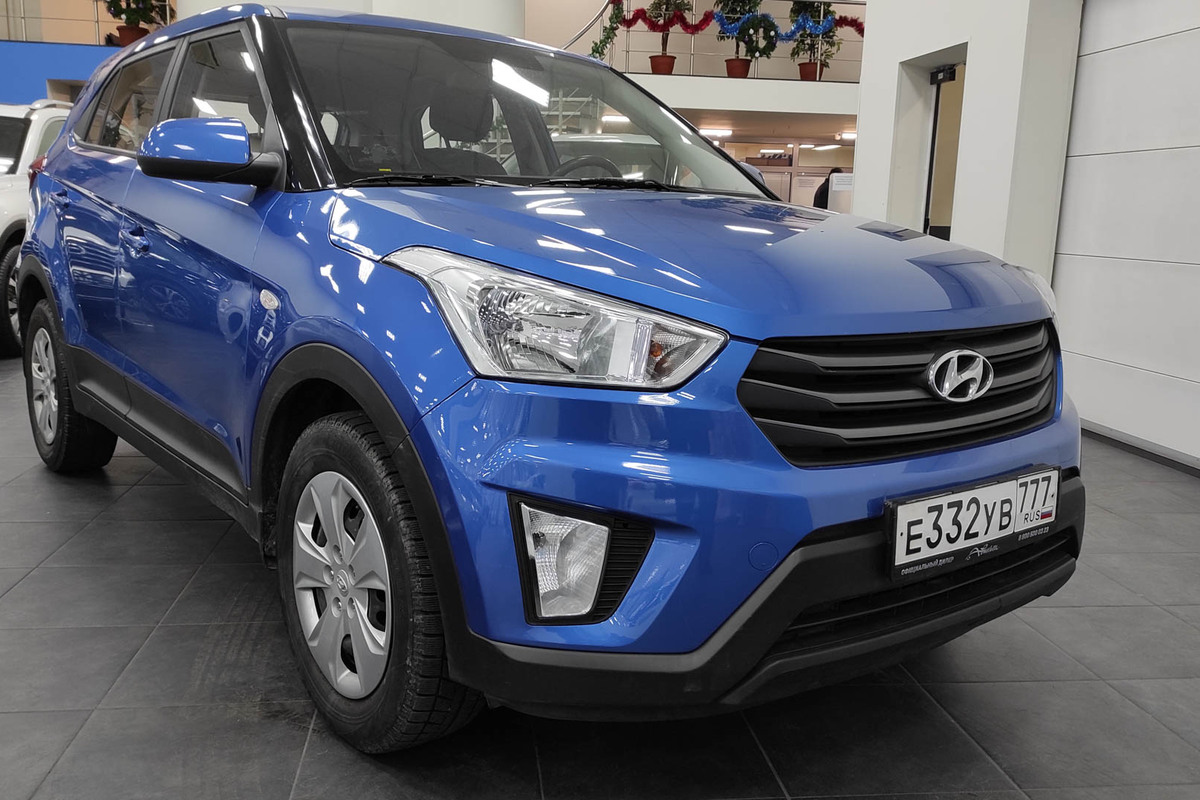 Купить Hyundai Creta 🚘 1.6 л (123 л.с.)Бензиновый 2018 года ❗ за 1 100 000  ₽ c пробегом 45 000 км в Москве